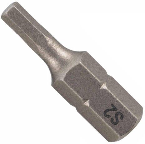 Бита шестигранная дюймовая HEX SGS, сталь S2 - фото